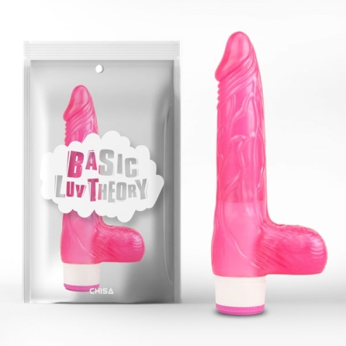 Вибратор реалистичный розового цвета Chisa Luv Pleaser - 1