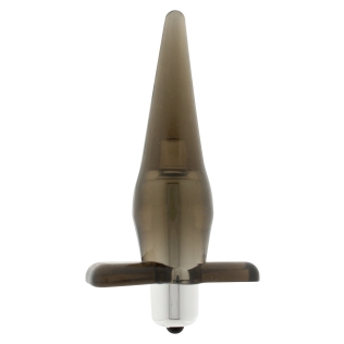 Анальный вибратор серого цвета Toy Joy Power Buttplug 