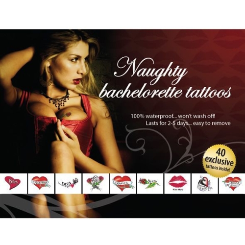 Тимчасове тату Tattoo Set - Naughty Bachelorette - 1