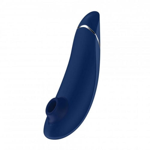 Бесконтактный вакуумный клиторальный стимулятор синий Womanizer Premium - 5