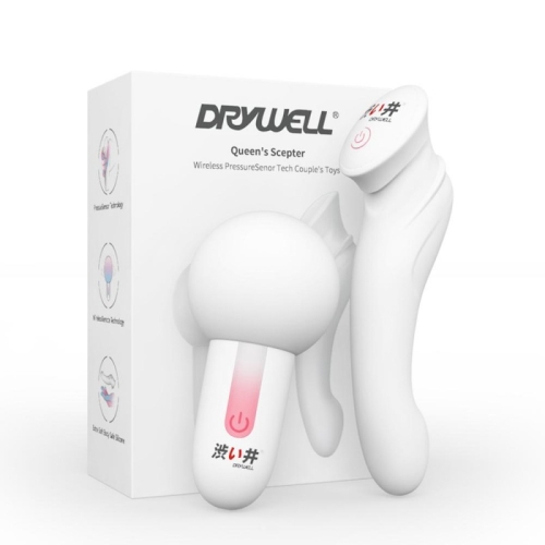 Набір вібраторів для стимуляції точки G і клітора білі Drywell Queens Scepter - 1