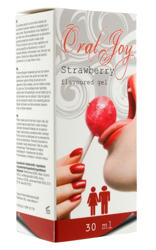 Лубрикант для орального сексу Oral Joy Strawberry 30 мл - 1