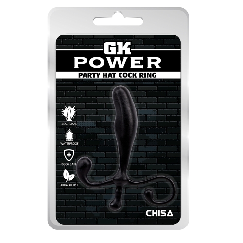Стимулятор простати для чоловіків чорного кольору Chica GK Power-Pro - 1