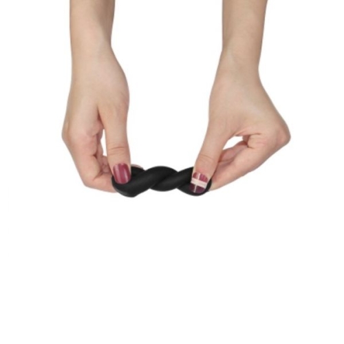 Эрекционное силиконовое кольцо черное COCKRING Lovetoy - 3