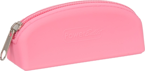 Сумка для зберігання секс-іграшок PowerBullet Silicone Zippered Bag рожева - 1