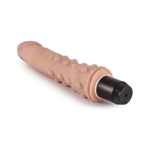 Вібратор вагінальний реалістичний Extreme Soft Realistic Dildo Vibrator 9.0 тілесного кольору - 3