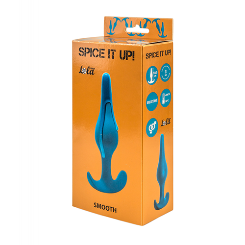 Анальний плаг синій Spice it up Smooth - 1