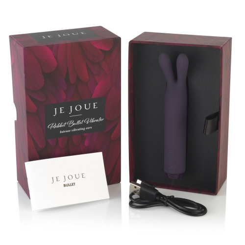 Вібратор з вушками для клітора Je Joue-Rabbit Bullet Vibrator Purple - 8