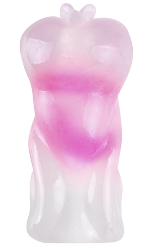 Мастурбатор вагина прозрачно розового цвета Xise Yoli Crystal version - 1