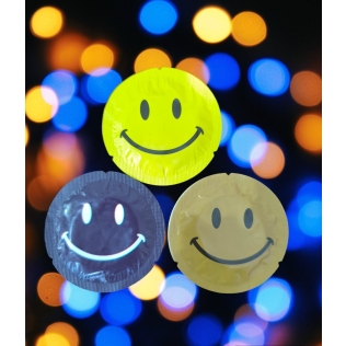 Презервативы с забавными смайлами из латекса EXS Smiley Face Regular 1 штука