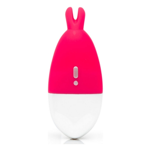 Клиторальный мини стимулятор с ушками красного цвета Fifty Shades of Grey Happy Rabbit Rechargeable Panty Vibrator - 2