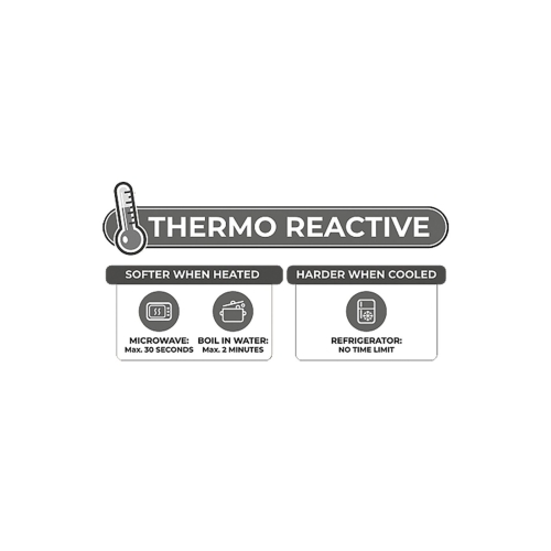 Анальна пробка конічної форми чорна SILEXD Thermo Reactive Medium розмір - 2