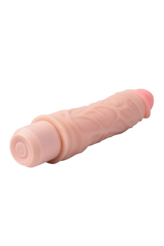 Вібратор вагінальний реалістичний із силікону тілесного кольору Blush David - 3