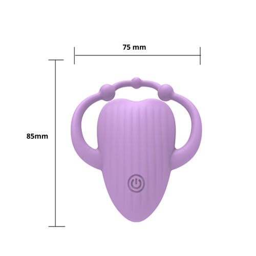 Смарт вібротрусики для клітора рожевого кольору Erospace Sweet Play Vibrating Massager APP Controlled A5 - 8