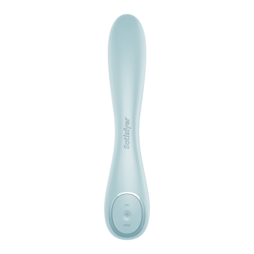 Вагінальний вібратор для точки G імітує дотик пальця блакитний Satisfyer G-Spot Wave 2 Ice Blue - 4