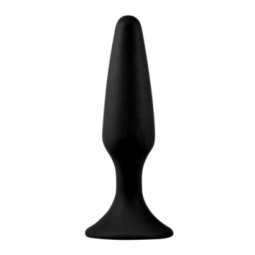 Силиконовая анальная втулка Lovetoy Lure Me черная - 2