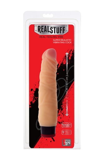 Реалістичний вібромасажер тілесного кольору Dream toys 7INCH VIBRATOR - 2