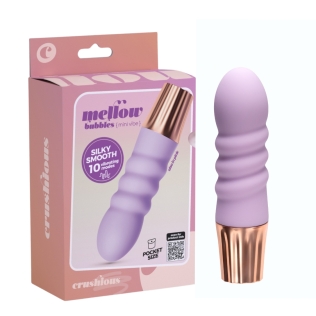 Мини-вибратор клиторальный лавандовый Crushious Mellow Bubbles