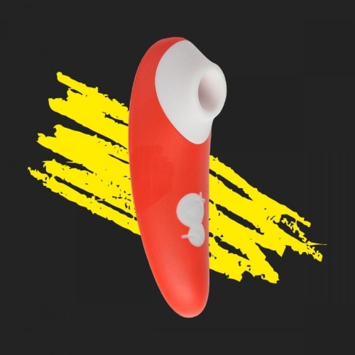 Вакуумний стимулятор клітора силіконовий помаранчевий Romp Switch X - 10