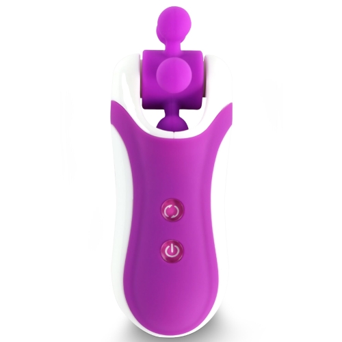 Стимулятор с имитацией оральных ласк FeelzToys фиолетовый - 2