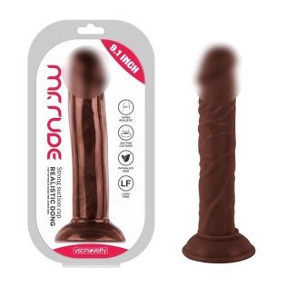 Фаллоимитатор реалистичный на присоске Realistic Dong Mr. Rude 9.1 коричневый