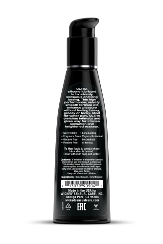 Лубрикант на силиконовой основе Wicked Sensual Care Ultra silicone lubricant 120 мл - 2