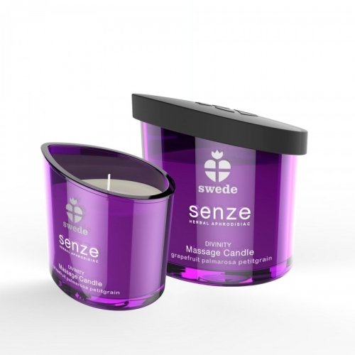 Свічка для масажу з ароматом грейпфруту Swede Senze Divinity Massage Candle 50 мл - 1