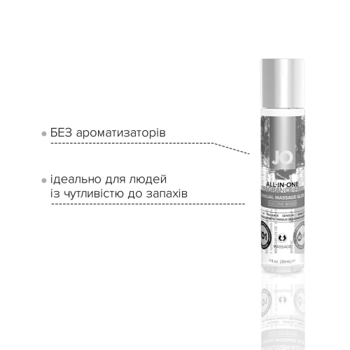 Гель для массажа на силиконовой основе System JO ALL-IN-ONE MASSAGE GLIDE SENSUAL 30 мл - 3