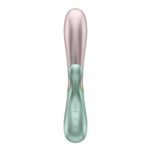 Вибратор кролик с подогревом зеленый Satisfyer Hot Lover - 5