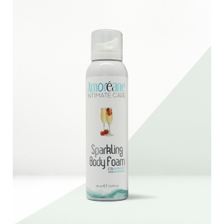 Массажная пена с ароматом Клубники Amoreane Sparkling Body Foam 150 мл
