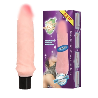 Вібратор реалістичний тілесного кольору Lybaile The Realistic Cock