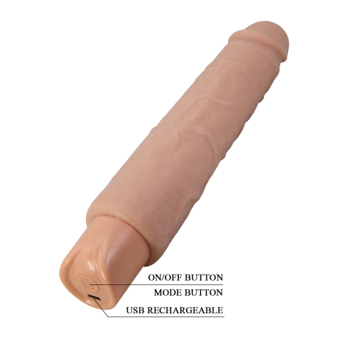 Вибратор реалистик телесный Lybaile Pretty Love Soren Realistic Vibrating Dildo - 9