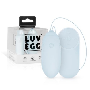 Виброяйцо силиконовое голубого цвета Luv Egg 