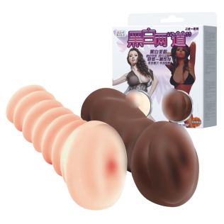 Реалистичный набор из 2-х мастурбаторов-вагин BAILE - Stroker