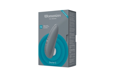 Вакуумный стимулятор клитора серый Womanizer Starlet 3 - 6