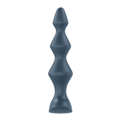 Анальный 12/3,2 см стимулятор-бусины с двумя моторами Satisfyer Lolli-Plug 1 (dark teal) Пробка Лолли - 3