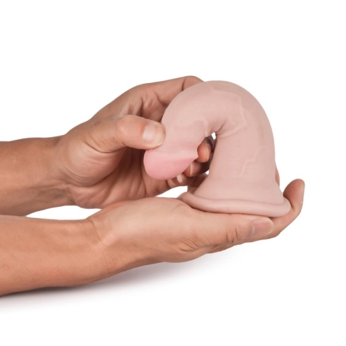 Фалоімітатор реалістичний на присосці тілесного кольору Vscnovelty Knight Cock 3D Triple Density Dildo 6.0 - 3