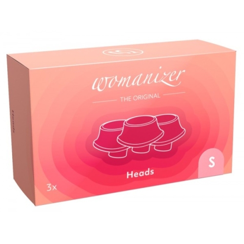 Сменные насадки для Womanizer Premium Eco Heads розового цвета 3 штуки - 4