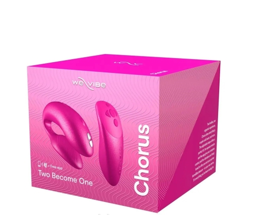 Вибратор для пар на пульте ДУ розовый We-Vibe Chorus - 16