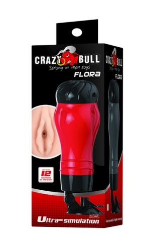 Мастурбатор анус з вібрацією CRAZY BULL-Flora Anus - 10
