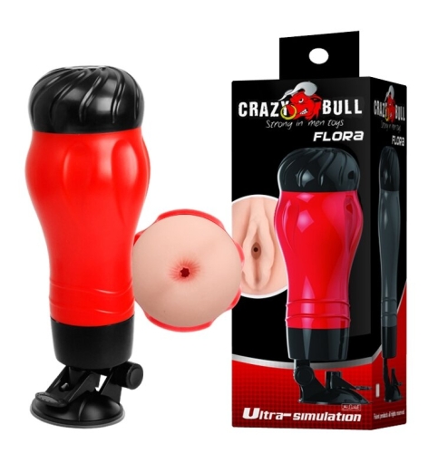 Мастурбатор Анус CRAZY BULL Flora червоний - 1