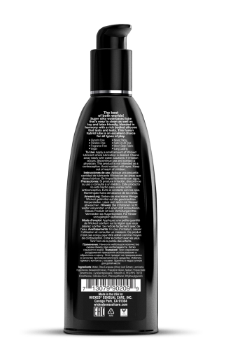 Лубрикант на водно силіконовій основі Wicked sensual care Hybrid 240 мл - 4