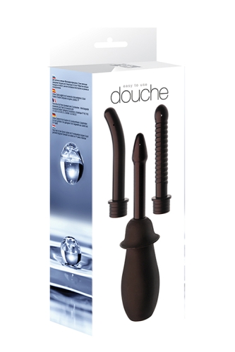Інтимний душ для анального сексу чорний DOUCHE UNISEX - 2