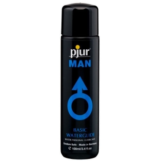 Лубрикант на водной основе pjur MAN Basic water glide 100 мл для мужчин длительное скольжение (Пьюр, Пджюр)
