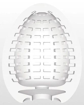 Мастурбатор яйце без вібрації білого кольору Tenga Egg Spider - 2