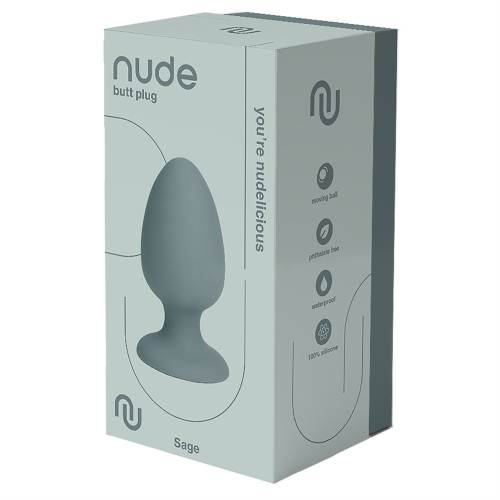 Анальна пробка кінцевої форми сіра Dream Toys Nude сіра - 2