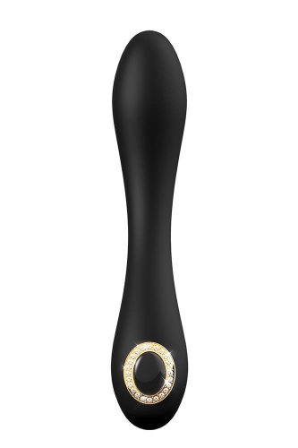 Вібромасажер зі стимуляцією точки G чорний Dream Toys PRESTIGE NATASHA LUXXE - 2