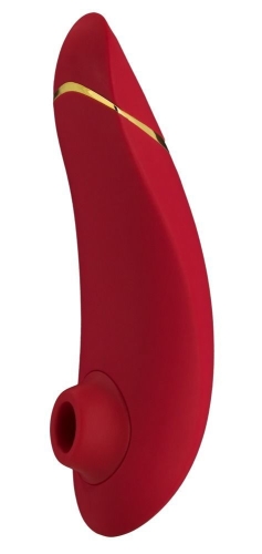 Вакуумний безконтактний вібратор для клітора з автопілотом червоний Womanizer Premium - 1