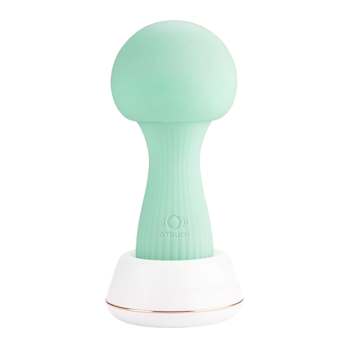 Чудовий вібромасажер для клітора та ерогенних зон блакитний Otouch MUSHROOM - 1