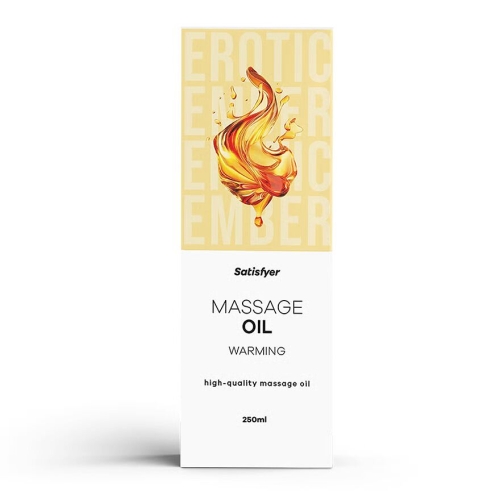 Массажное масло с эффектом легкого согревания Satisfyer Massage Oil 250 мл - 1